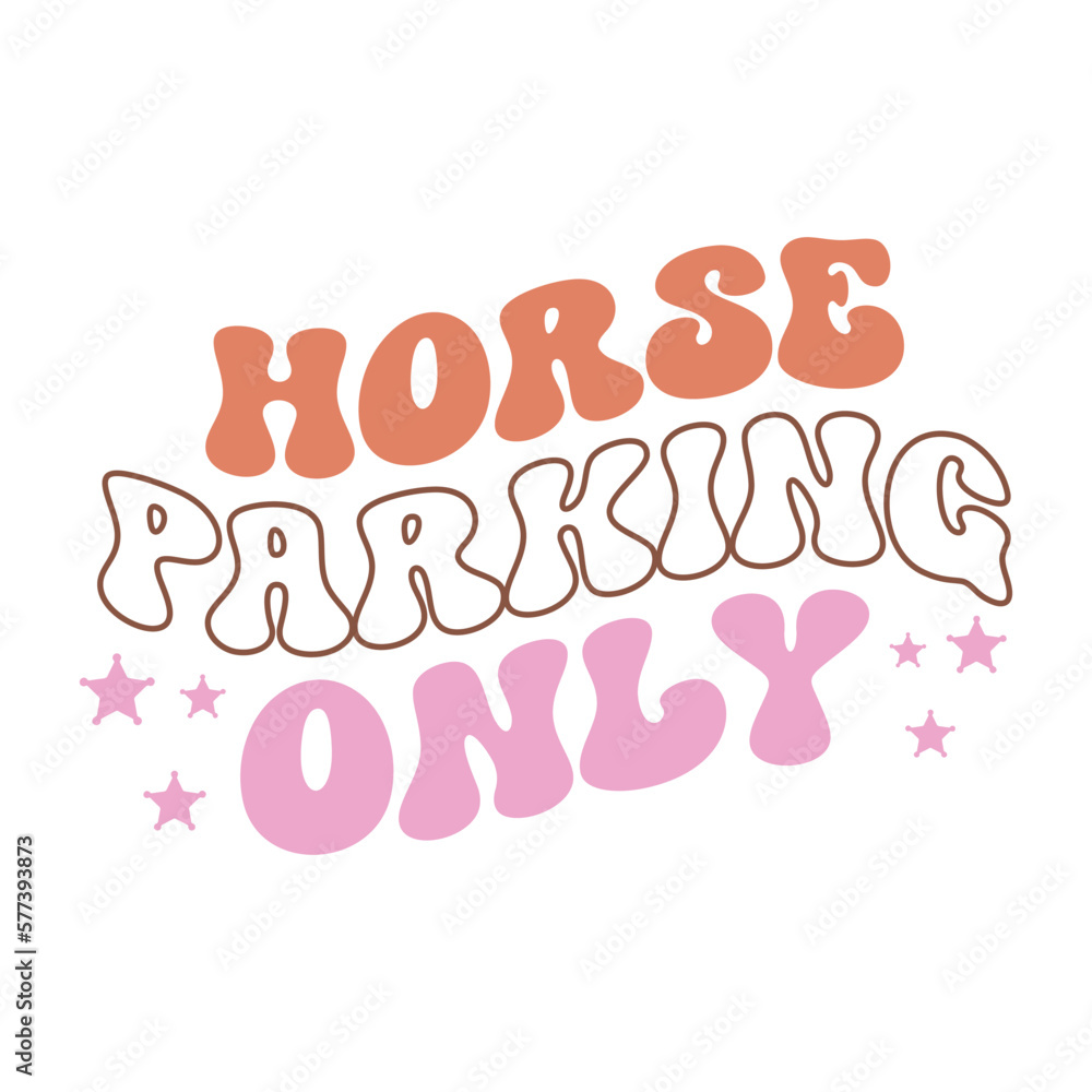 horse parking only