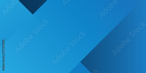 Dark Blue Minimalist Lit Geometric Gradient Shapes - Abstract Background Design Template, Vector Applicable for Web, Technology Designs, Base for Presentations, Posters, Placards, Covers or Brochures