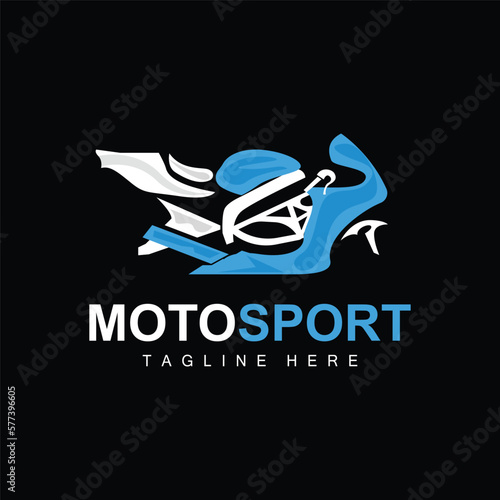 MotoSport Logo, Vector Motor, Automotive Design, Repair, Spare Parts, Motorcycle Team, Vehicle Buying and Selling, and Company Brand
