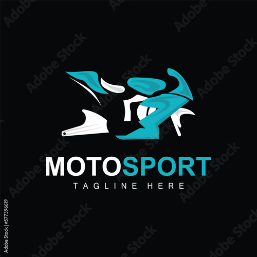 MotoSport Logo, Vector Motor, Automotive Design, Repair, Spare Parts, Motorcycle Team, Vehicle Buying and Selling, and Company Brand