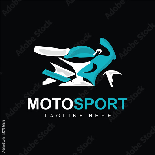 MotoSport Logo, Vector Motor, Automotive Design, Repair, Spare Parts, Motorcycle Team, Vehicle Buying and Selling, and Company Brand