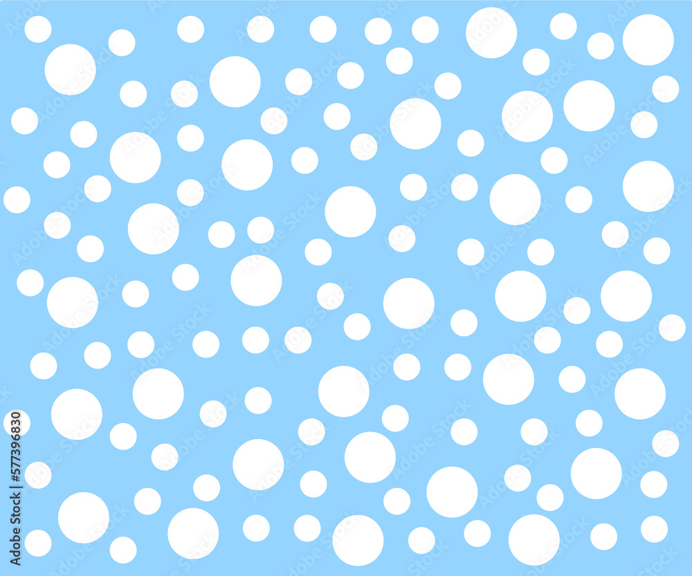 Polka dots pattern, polka dots, big and small polka dots , sky blue,  color polka dots , seamless pattern