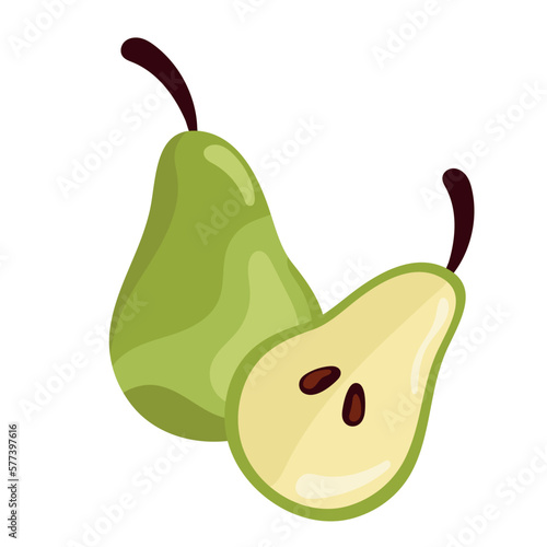 fresh pear fruit healthy