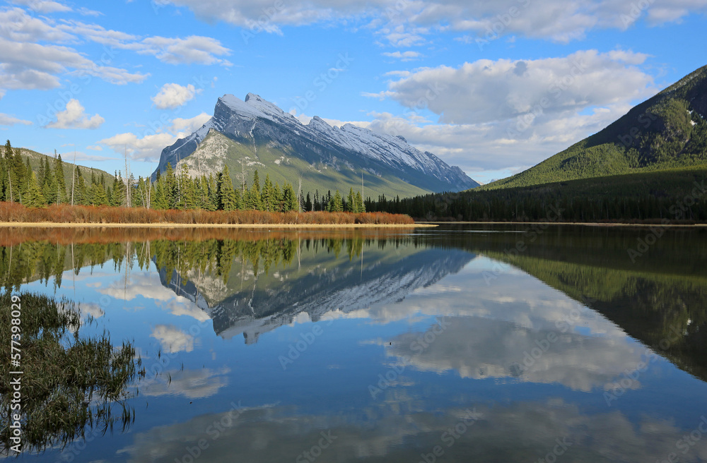 Mount Rundle reflection - Banff National Park, Canada