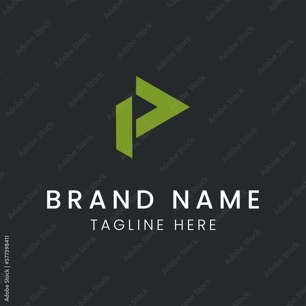 Letter P logo vector design tamplate Letter P logo vector design tamplate