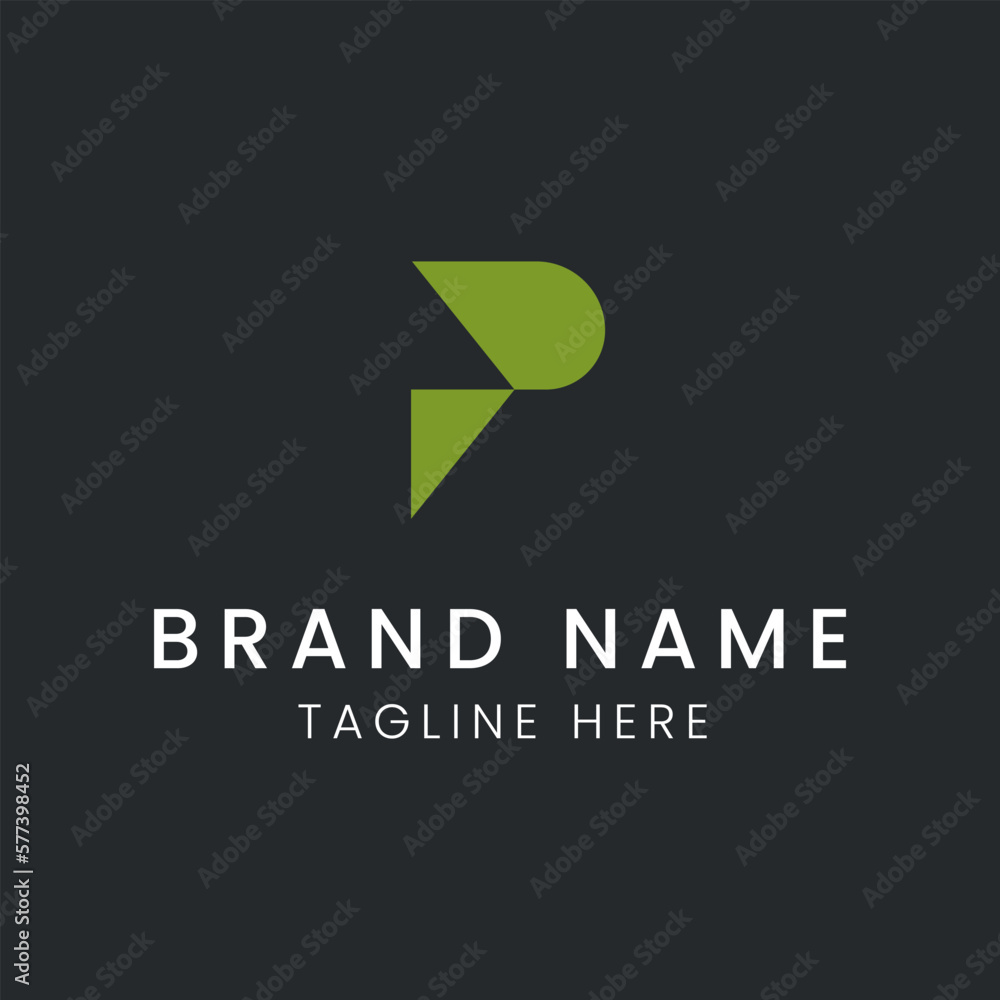 Letter P logo vector design tamplate Letter P logo vector design tamplate