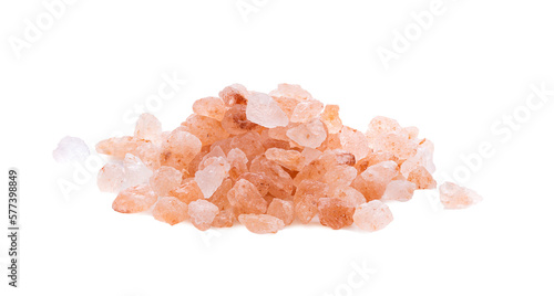 Himalayan salt raw crystals Isolated on transparent png