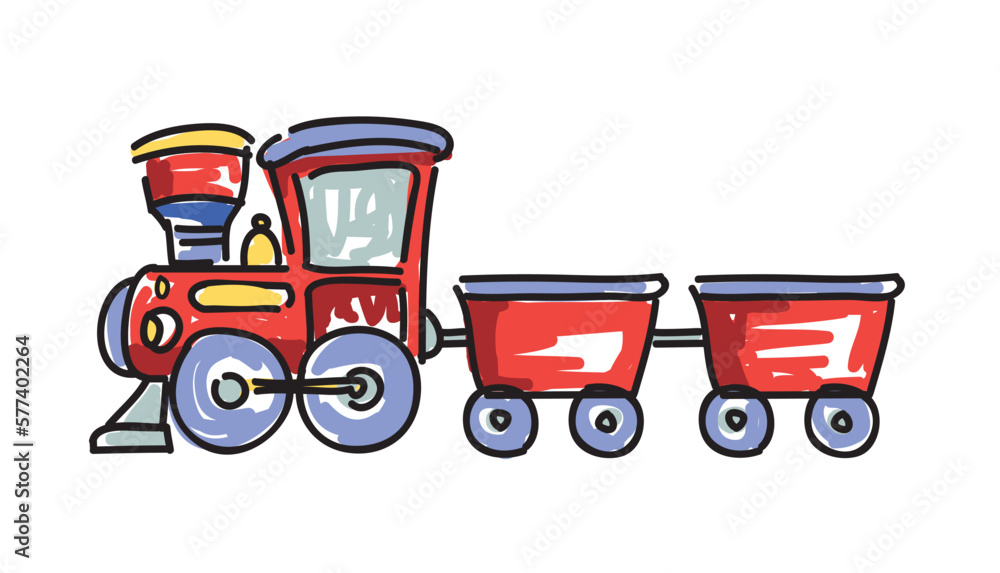train isolated on white vector illustration train isolated on white vector illustration