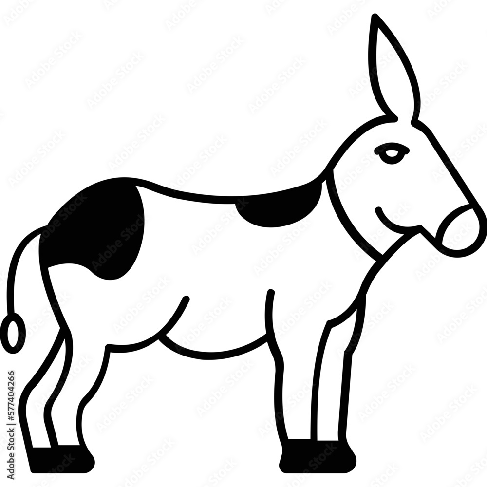 Donkey Glyph Vector Icon which can easily modified or edit
Donkey Glyph Vector Icon which can easily modified or edit