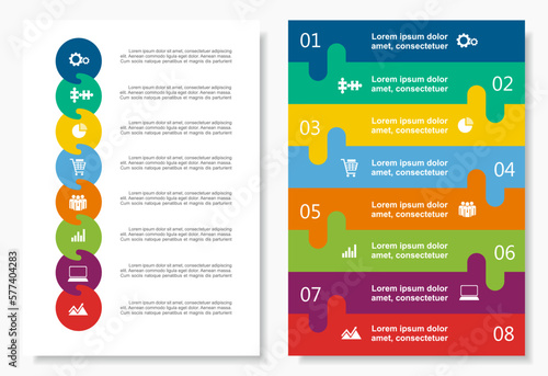 Infographic design template with place for your data. Vector illustration.