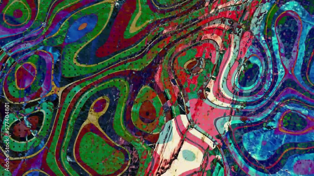 Colored wave abstract liquid tech geometric lava psychedelic rainbow motion mosaic background. Seamless looping pattern animation. Video animation Ultra HD 4K 3840x2160 Colored wave abstract liquid tech geometric lava psychedelic rainbow motion mosaic background. Seamless looping pattern animation. Video animation Ultra HD 4K 3840x2160