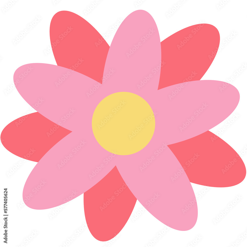flower isolated on white background flower isolated on white background