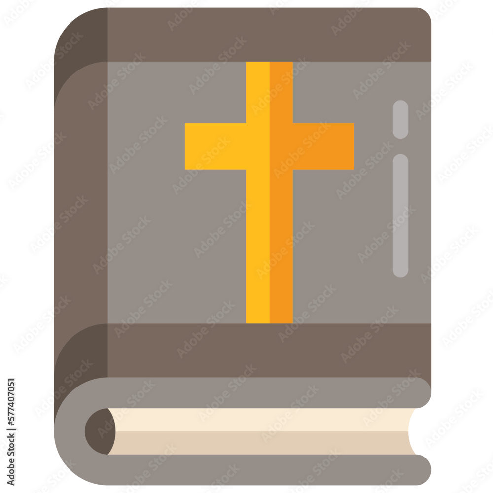 Fototapeta premium bible flat icon