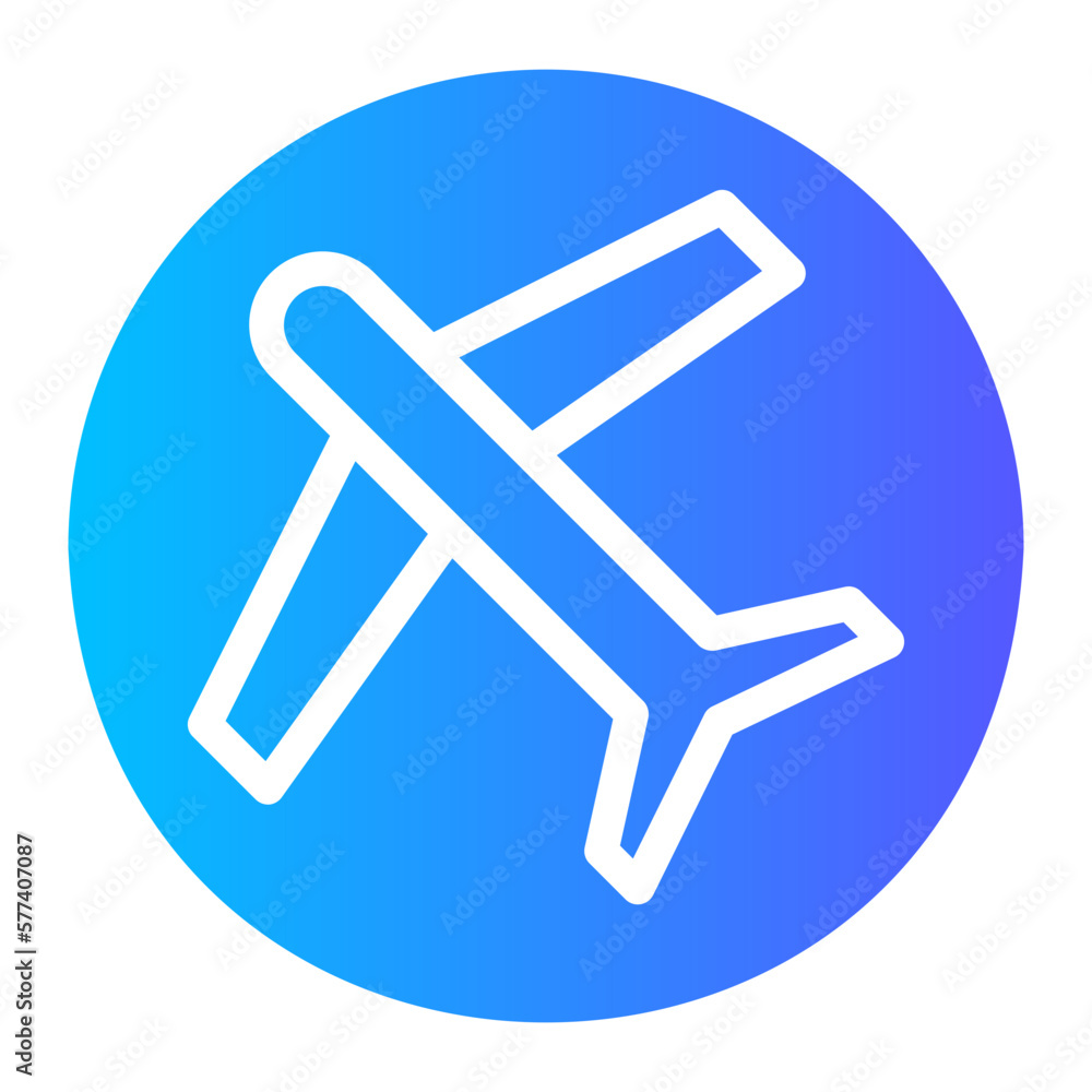 air plane gradient icon air plane gradient icon
