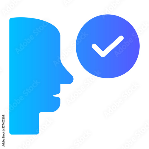 pronunciation gradient icon