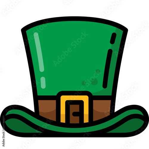 hat filled outline icon