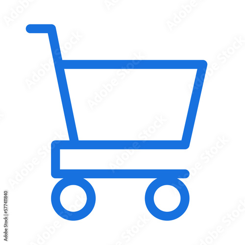 Shopping cart vector icon (ID: 577411840)