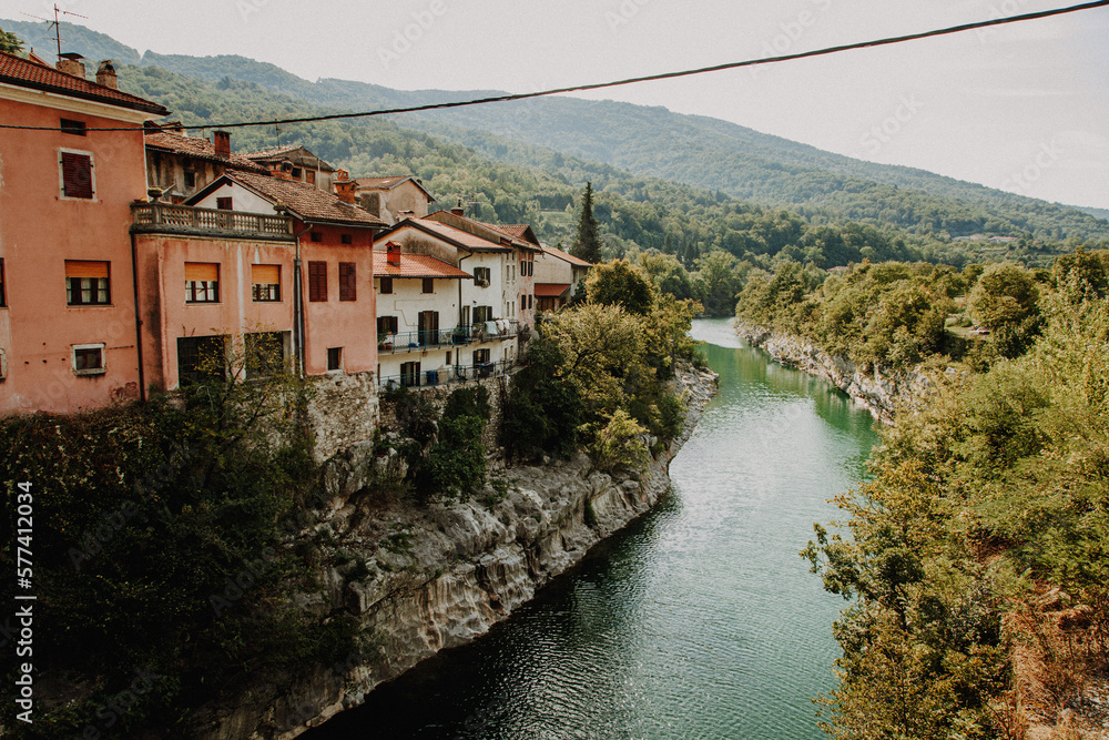 Fototapeta premium Slowenien - Kanal ob Soči