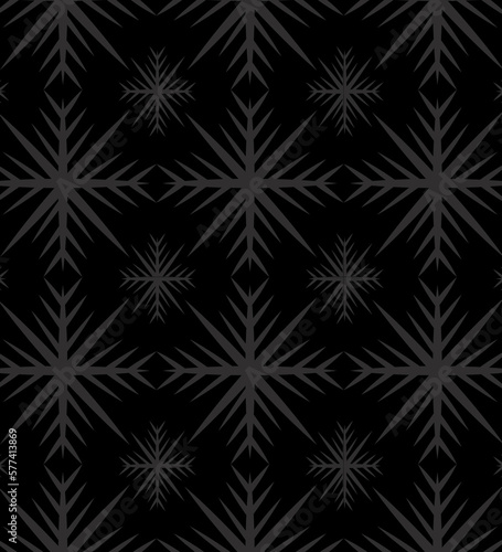 Black and grey seamless pattern 