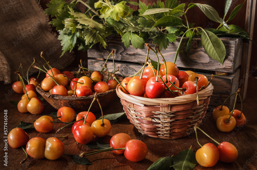 ripe cherries ripe cherries