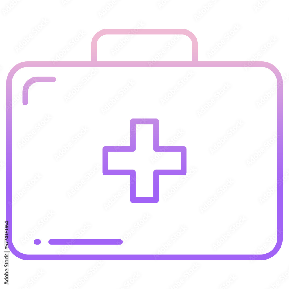 Obraz premium First aid kit icon