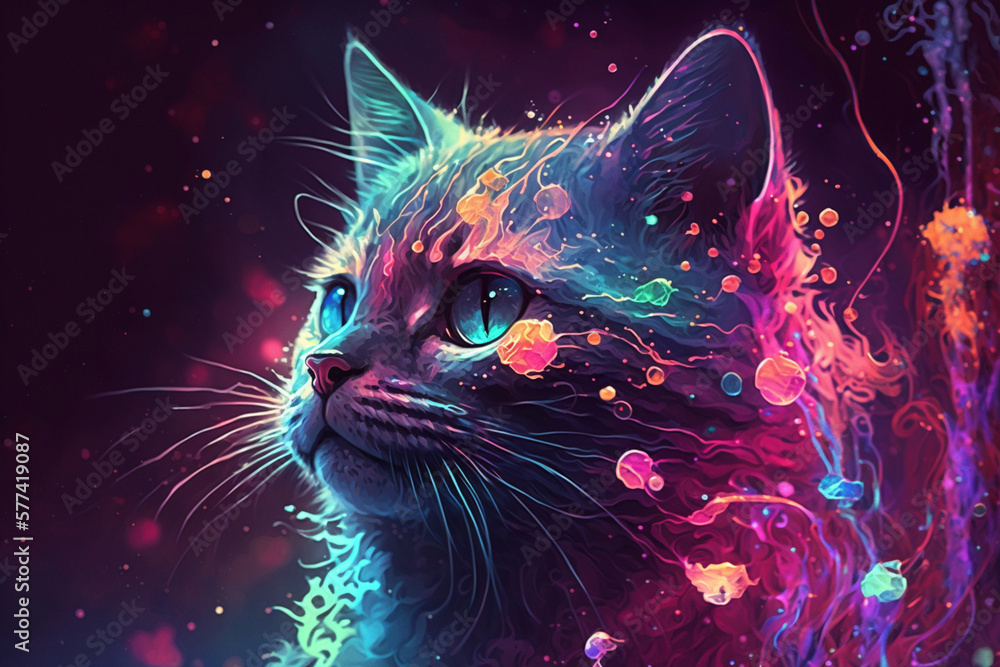 30+ Free Neon Cat & Neon Images - Pixabay