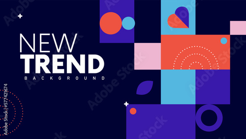 Colorful geometric background. New Trend Modern Abstract Template Design Corporate Business Presentation. Marketing Promotional Poster. Modern Elegant Looking Certificate Design. Festival Poster. 