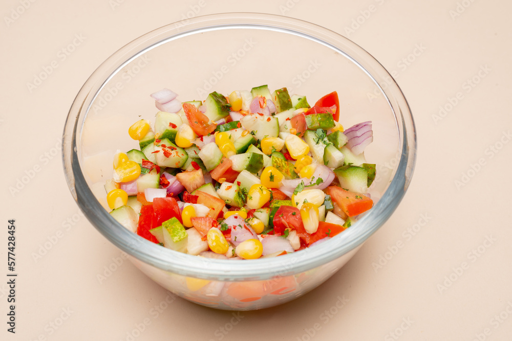 vegetable salad in a bowl
