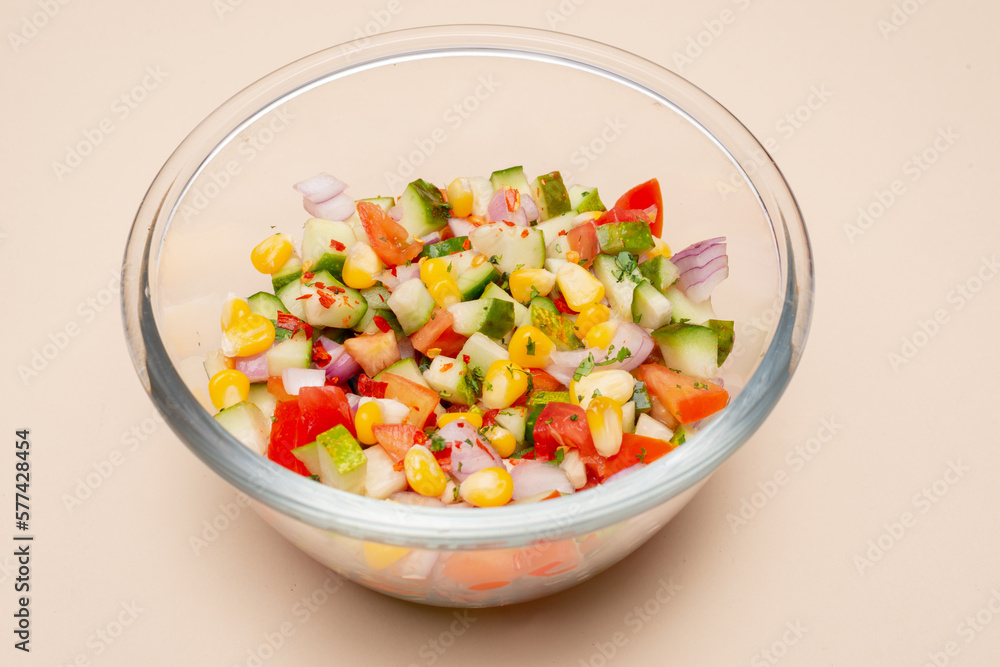 vegetable salad in a bowl vegetable salad in a bowl