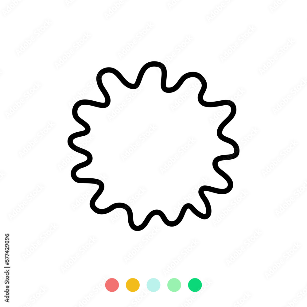 Speech bubbles linear vector element, Text balloon, Vector icon. Speech bubbles linear vector element, Text balloon, Vector icon.