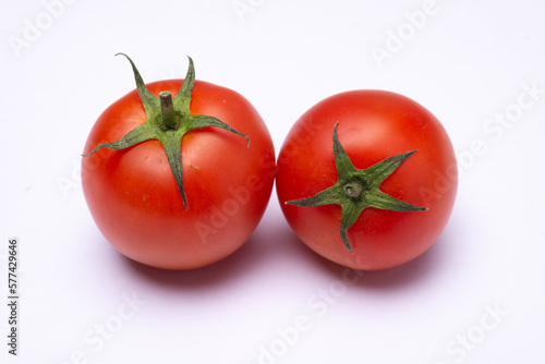 tomato on white background