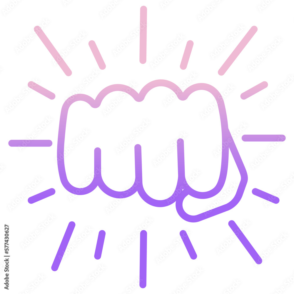 Obraz premium Fist icon