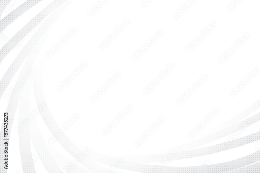 Abstract white and gray color, modern design stripes background with geometric round shape, halftone effect. Vector illustration. Abstract white and gray color, modern design stripes background with geometric round shape, halftone effect. Vector illustration.