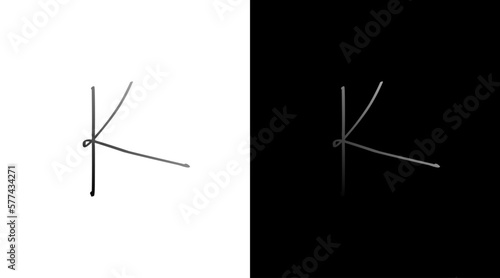 Letter k fashion boutique logo vector monogram icon Design template © nuryani