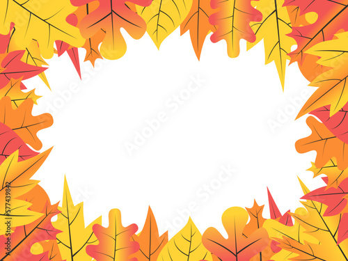 autumn leaves border