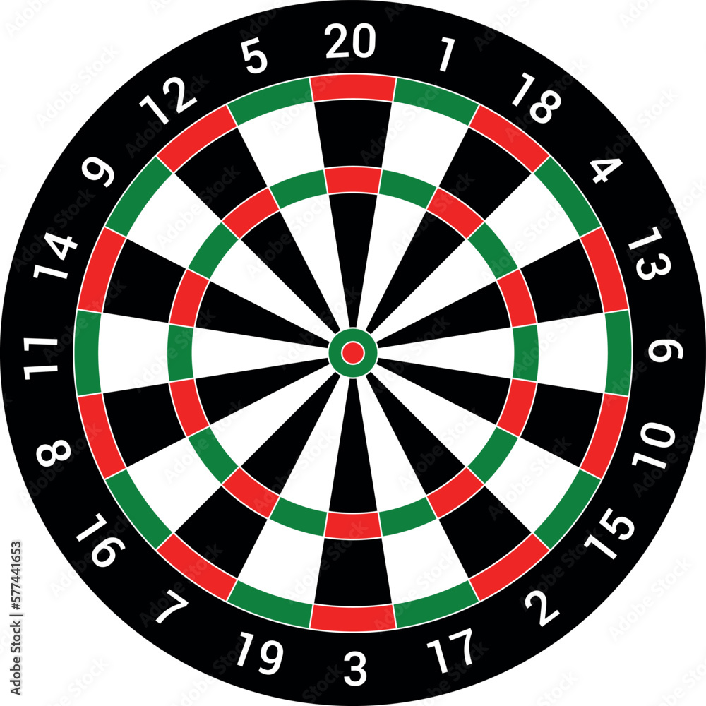 Target for darts aim dartboard sport game competition efficiency marketing achievement vector flat Target for darts aim dartboard sport game competition efficiency marketing achievement vector flat