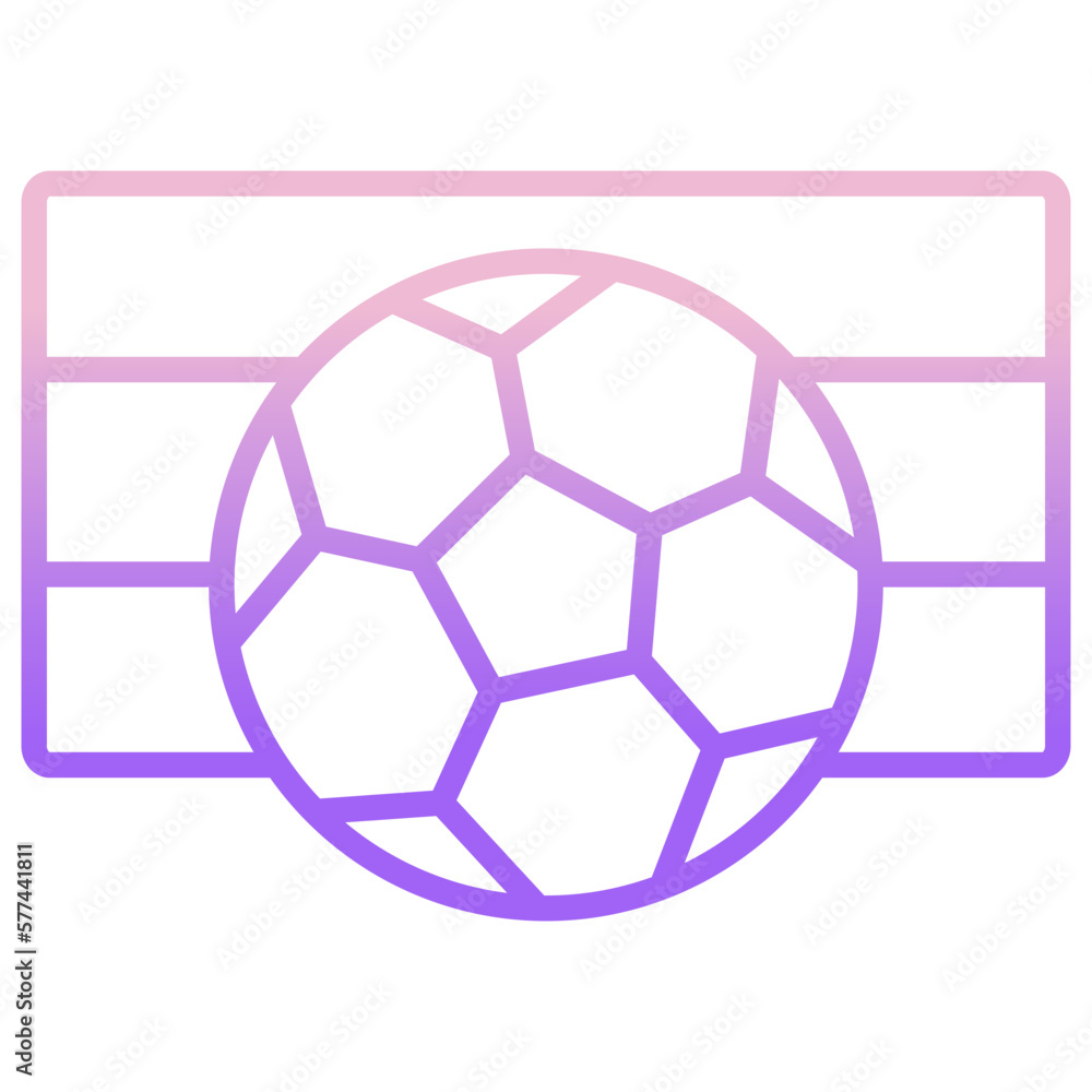 Fototapeta premium Soccer ball icon