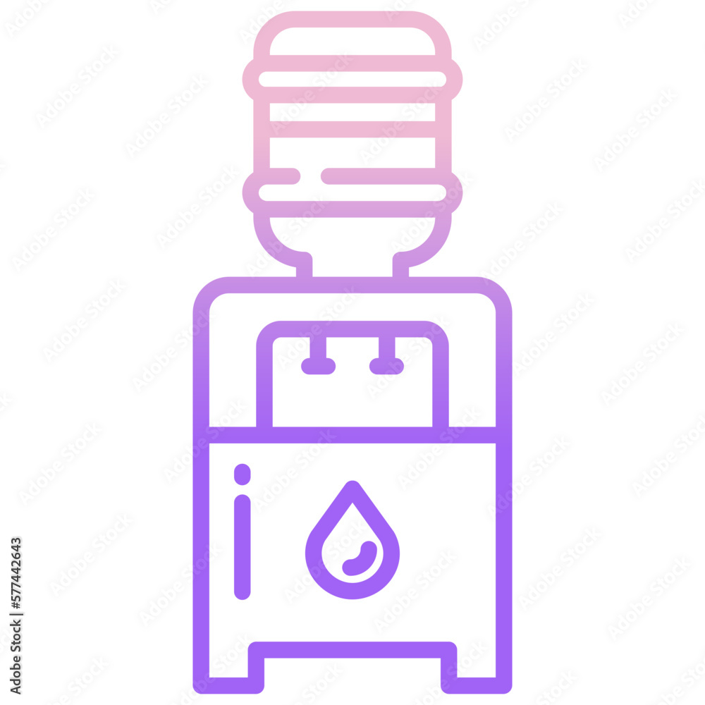 Obraz premium Water dispenser icon