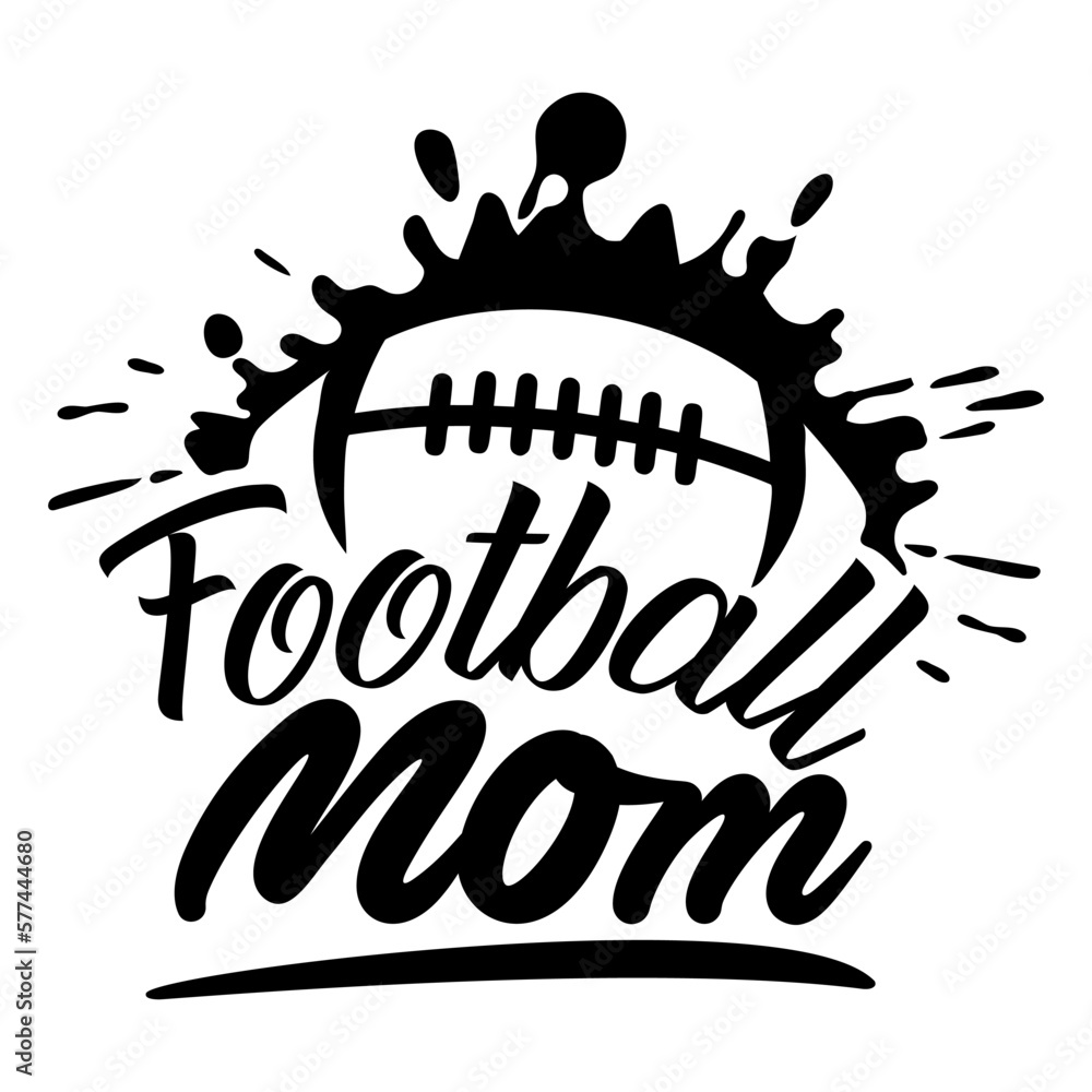 Football mom sports design for football fans. Football theme design for sport lovers stuff and