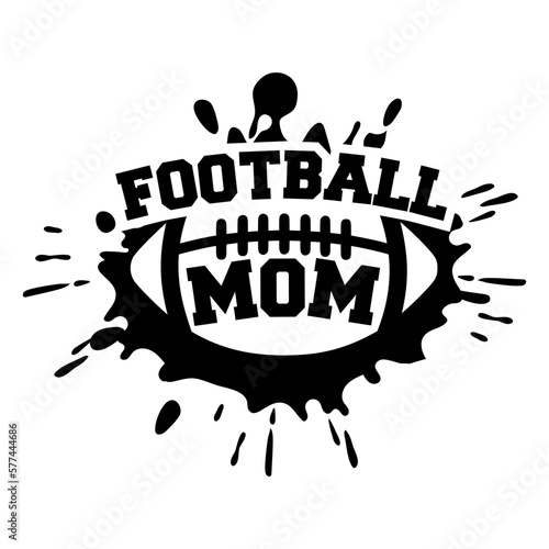 Football mom sports design for football fans. Football theme design for sport lovers stuff and perfect gift for football players and fans