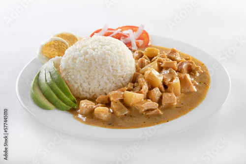 Plato de guatita ecuatoriano