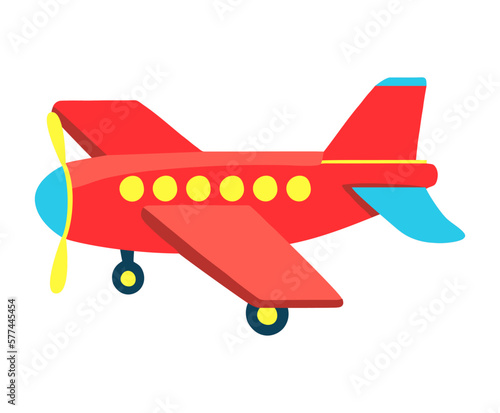red airplane toy