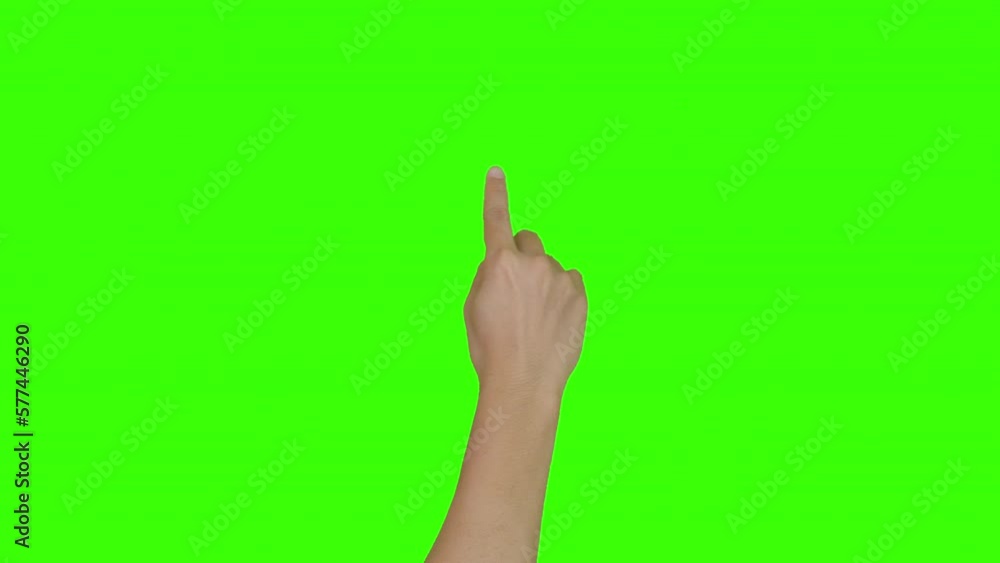 men's fingers click touch on the green screen in the background men's fingers click touch on the green screen in the background
