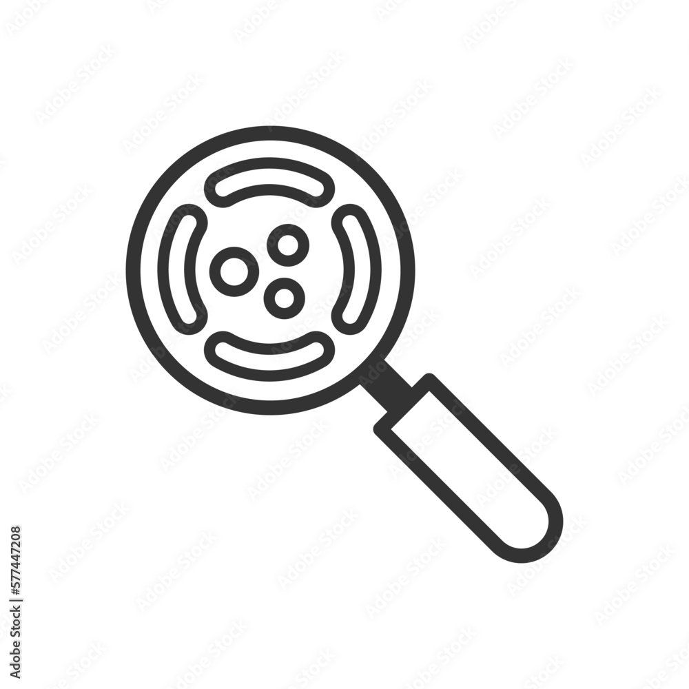 Bacteria Search Icon Bacteria Search Icon