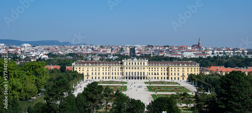 Panoramic view of Schönbrunn Palace