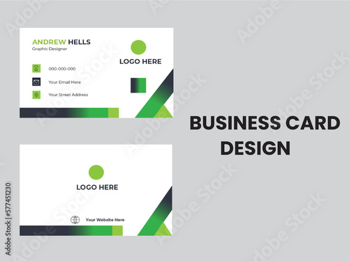 Business Card Mock Up, Presentation, Illustration.
