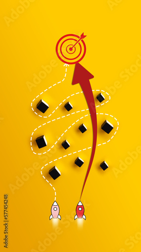 the road to achieving one's goal a shortcut and a way back