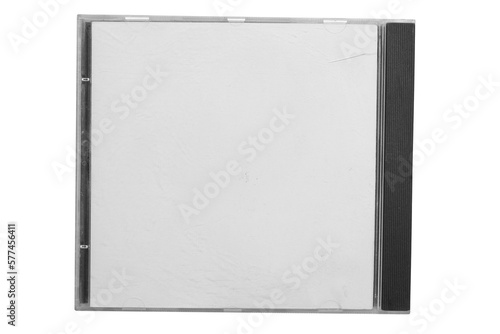cd music case isolated retro cover album