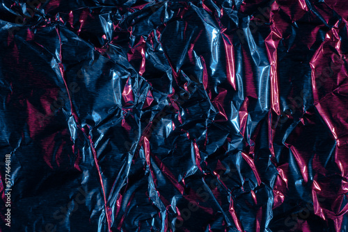 Aluminum foil with neon lighting