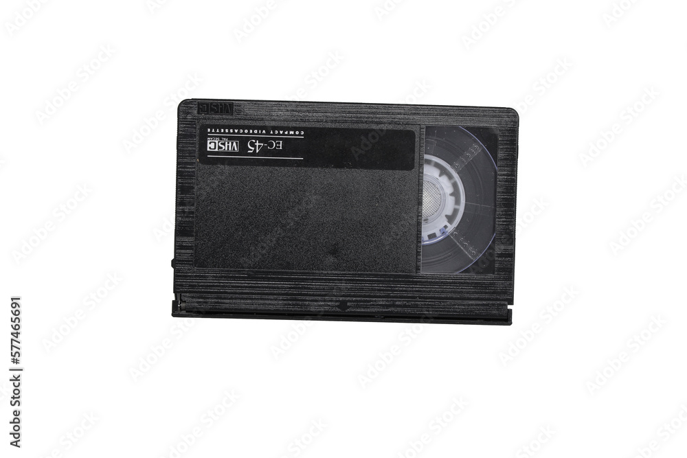 Fototapeta premium vhs retro video isolated cassette vintage